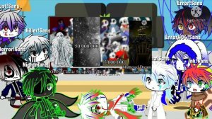 Au Sanses react Omni-Classic Vs AU Power Levels || 2/?? || Warning: NOT ORIGINAL!!