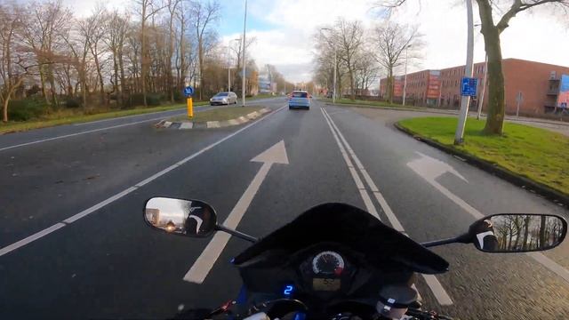 Sunday Funday Motorcycle POV Ride Suzuki SV650S [4K, Raw Audio]