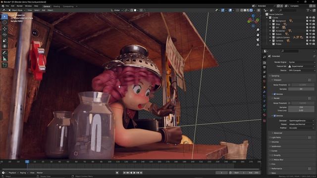 Blender 3.4 Official Benchmark on RTX 3060 TI including Viewport Performance and VRAM Usage смотреть онлайн