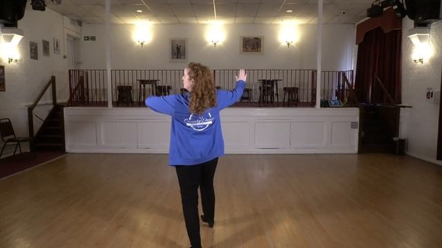 Basic Tango Solo Practice - with Reverse and Rock Turn смотреть онлайн