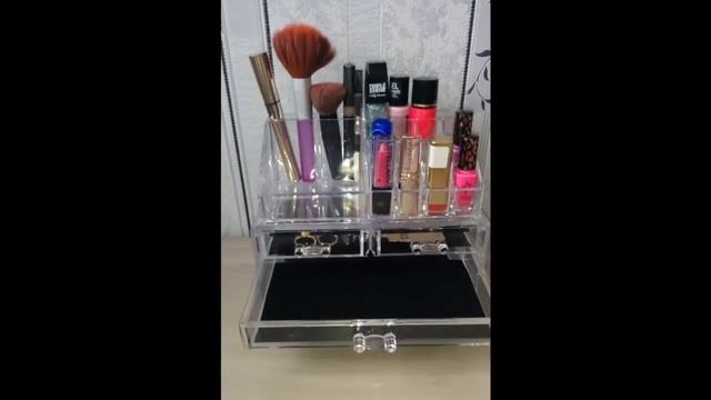 Акриловый органайзер для косметики смотреть онлайн