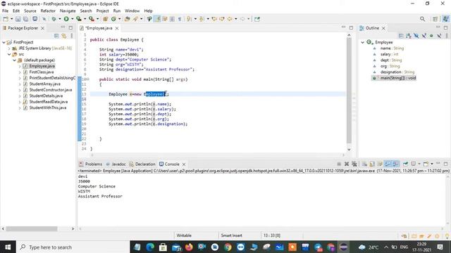 class and attributes in java || #java #javatutotirials смотреть онлайн