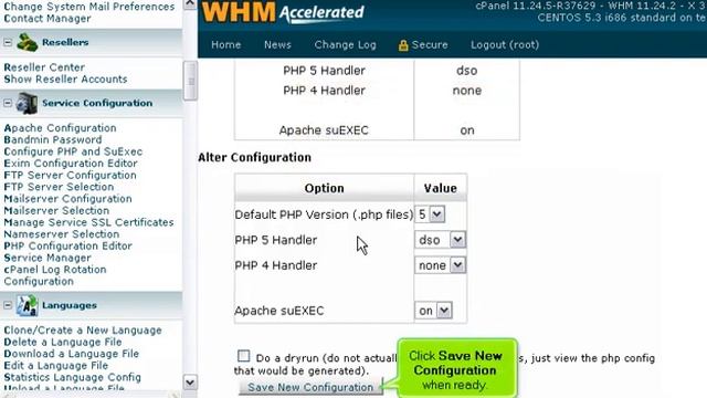 How to configure Apache web server in WHM смотреть онлайн