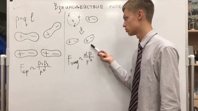 Основные положения МКТ. Масса, размеры молекул. Взаимодействие молекул смотреть онлайн