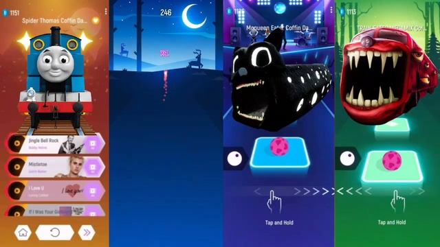 Thomas The Train Vs Evil Thomas Exe Vs Cartoon Cat Train Eater Vs Train Eater | Tiles Hop Edm Rush смотреть онлайн