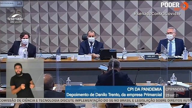 Renan Calheiros e Jorginho Mello trocam xingamentos na CPI da Covid смотреть онлайн