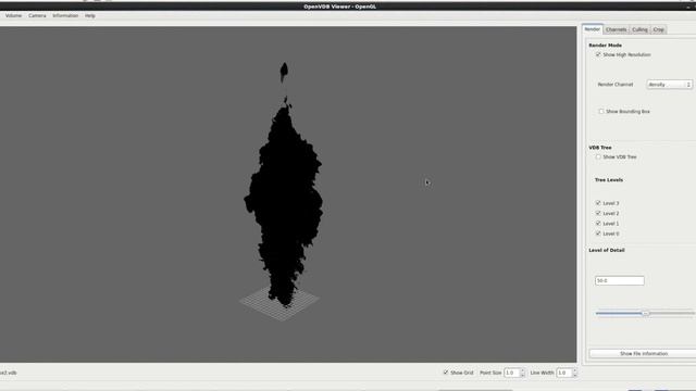 OpenVDBViewer For Linux And Mac: Tutorial 2 - The Render Tab