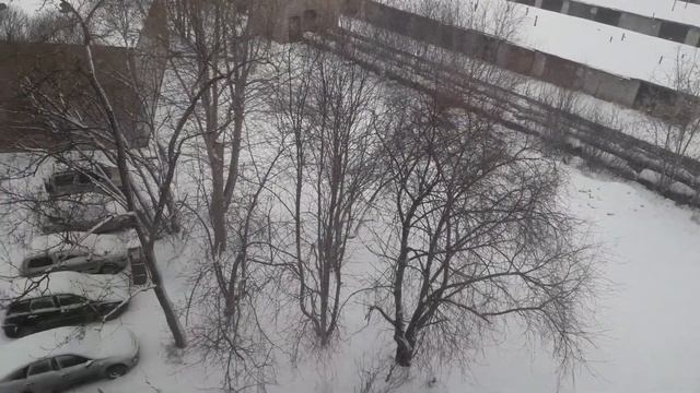 В Перми 22 апреля 2018 выпал снег метель зима в РАЗГАРЕ смотреть онлайн