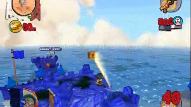 Worms 4 Mayhem: DW invisible trick - How to смотреть онлайн