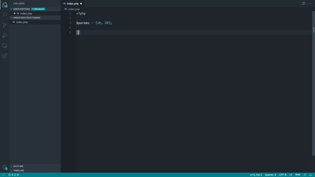 Array Destructuring in PHP: Building and assigning (5/9) смотреть онлайн