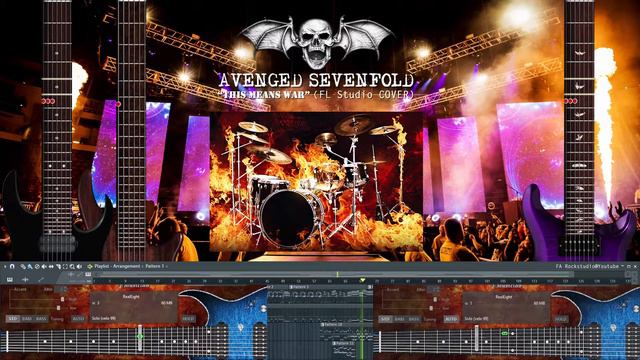 FL STUDIO METAL Avenged Sevenfold This Means War COVER смотреть онлайн