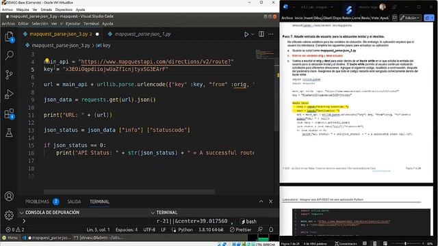 4.9.2 Lab - Integrar una API REST en una aplicación Python смотреть онлайн