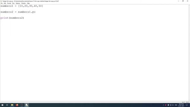 Python - Lesson - 15 - List Copy Method смотреть онлайн