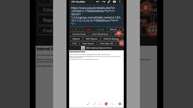 SQL!?~500 Internal Server Error~When 'From' getting Blocked~All Dios Are Blocked~Variable Dios~ 202 смотреть онлайн