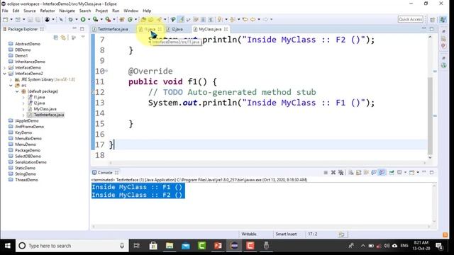 What is multiple interface inheritance in java / Multiple interface implementation in java - PART I смотреть онлайн