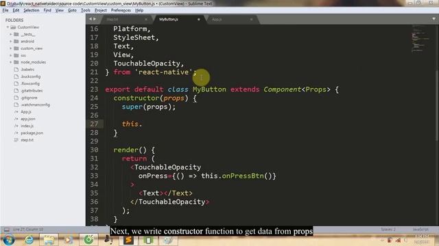 #9 How to create Custom Button in React Native | Cách tạo button theo ý muốn смотреть онлайн