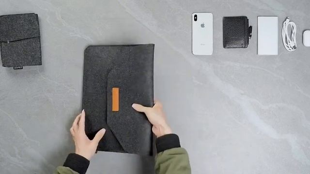 Чехол для ноутбука. Цвет: темно-серый смотреть онлайн