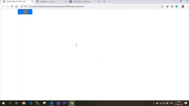 Simple Spinner With VueJS and BootStrap смотреть онлайн