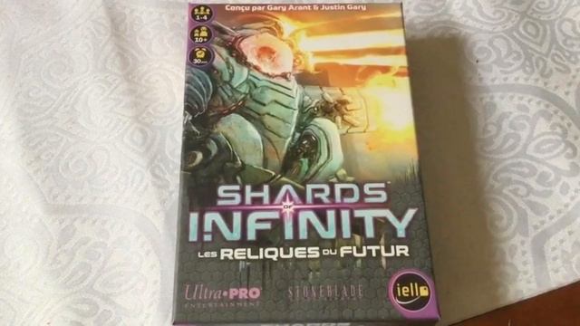 Déballage du jeu Shards of Infinity et de son extension les reliques du futur смотреть онлайн