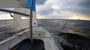 Швертбот "Лагуна-Комби+" - Шквал-1 - не успели уйти