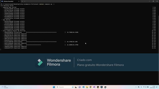 Rodar projeto de estudo Rony commerce no Docker смотреть онлайн