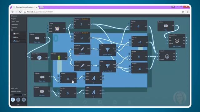 13 (of 14) - Keep Score (Build a Pong Video Game in Flowlab Tutorial Series) смотреть онлайн
