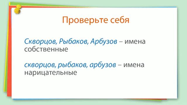 17. Уроки русского языка 2 класс - Имена существительные собственные и нарицательные смотреть онлайн