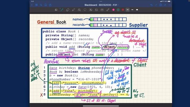 [HD] EECS2030 F21 - Lecture 7 - Part A2 - Generics: Using `instanceof` and Casts for Retrievals смотреть онлайн