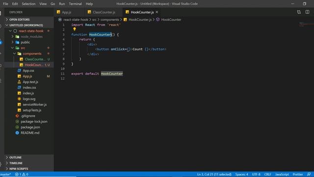 React Hooks Tutorial - 2 - useState Hook смотреть онлайн