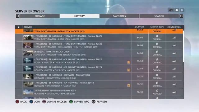 No servers bf Hardline смотреть онлайн