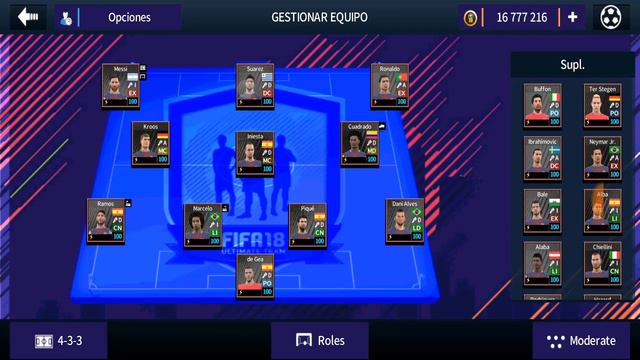 GENIAL FIFA 18 PARA ANDROID CON NUEVA INTERFAZ + TODOS LOS JUGADORES DESBLOQUEADOS |MOD DE DLS 18|