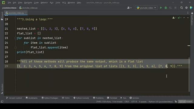 "Flatten Lists with Ease! | Python List Manipulation Tutorial" смотреть онлайн