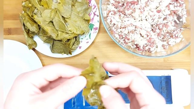 ГОЛУБЦЫ из виноградных листьев.?Yaprak sarmasi tarifi.Долма из виноградных листьев. смотреть онлайн