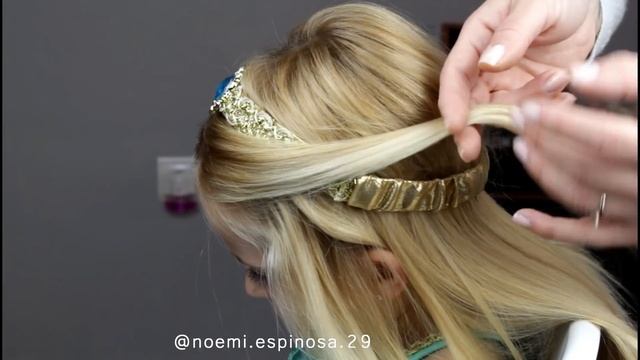 PEINADO PARA NIÑA PRINCESA DISNEY JASMINE / JASMINE HAIRSTYLE TUTORIAL смотреть онлайн