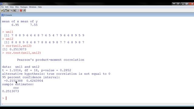 Testing a Correlation for Significance смотреть онлайн