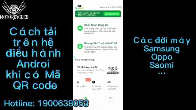 Video 661: Dạy Sửa Xe Hướng Dẫn Cách Tải App Và Kết Nối Thiết Bị Scan Pro | Motorcycles TV смотреть онлайн