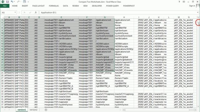 Compare Two Worksheets Excel VBA Macro смотреть онлайн