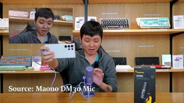 Gaming Mic? Maono DM30 Condenser Microphone Unboxing (Tagalog)