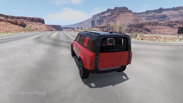 Realistic High Speed Car Crashes #60 - BeamNG Drive | CrashBoomPunk смотреть онлайн