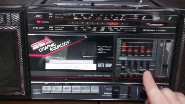 JVC PC-27 Boombox Teszt