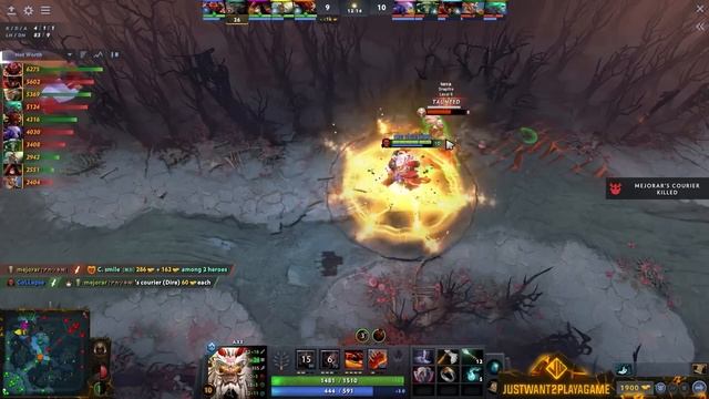 Collapse SEA First Game - Offlane Shadow Fiend & Axe смотреть онлайн