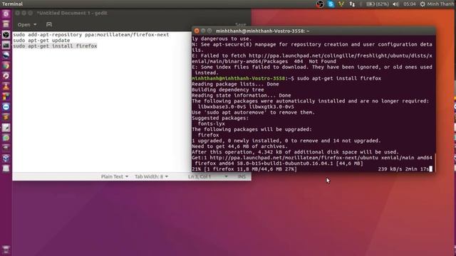Install Firefox Quantum in Ubuntu/Linux Mint смотреть онлайн