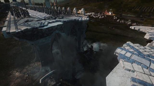 THE MEAT AND THE MAW | WARHAMMER 3 TOTAL WAR CINEMATIC BATTLE | HIGH ELVES VS OGRE KINGDOMS PART 1 смотреть онлайн