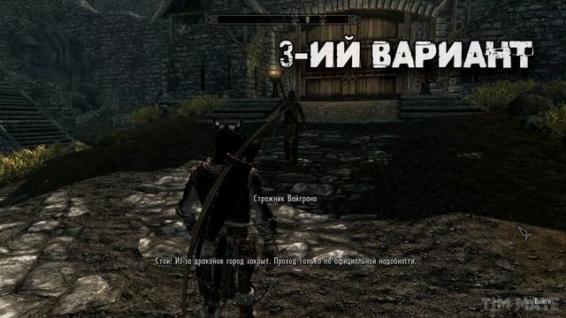 Skyrim ٠ Стражник Вайтрана - Все Варианты Ответов Персонажу в Skyrim смотреть онлайн