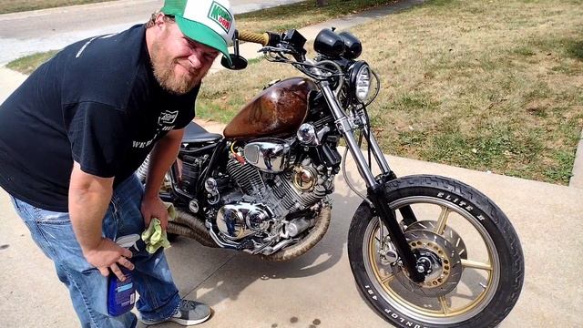 88 YAMAHA VIRAGO 1100 - The Budget Bobber Motorcycle Is Finally Reliable! Lets Go For A RIDE!! смотреть онлайн