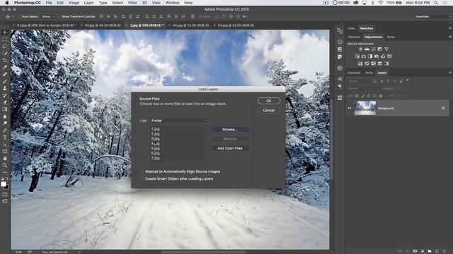 How to Load Multiple Files as Layers in Photoshop смотреть онлайн
