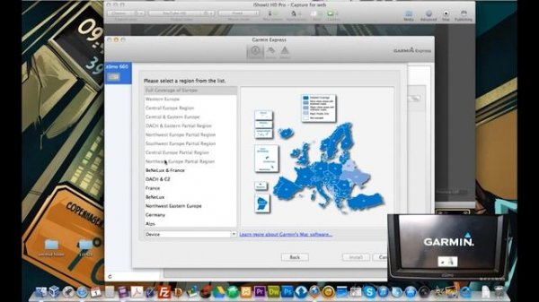 BaseCamp for Mac: Installing maps with Garmin Express v2 1 2