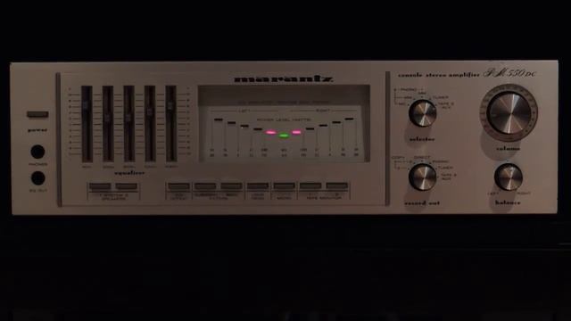 Pink Floyd on my vintage Marantz PM550DC amplifier- audio смотреть онлайн