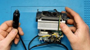 Самодельная электрическая печка салона авто с питанием от прикуривателя