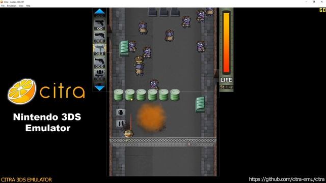 Citra 3DS Emulator - Escape From Zombie City Ingame! scaled resolution + fixed audio смотреть онлайн